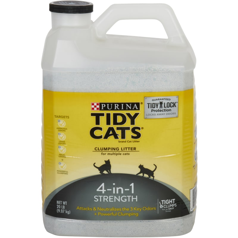Tidy Cats 4 in 1 Strength Clumping Litter 20 lb by Purina at Fleet Farm