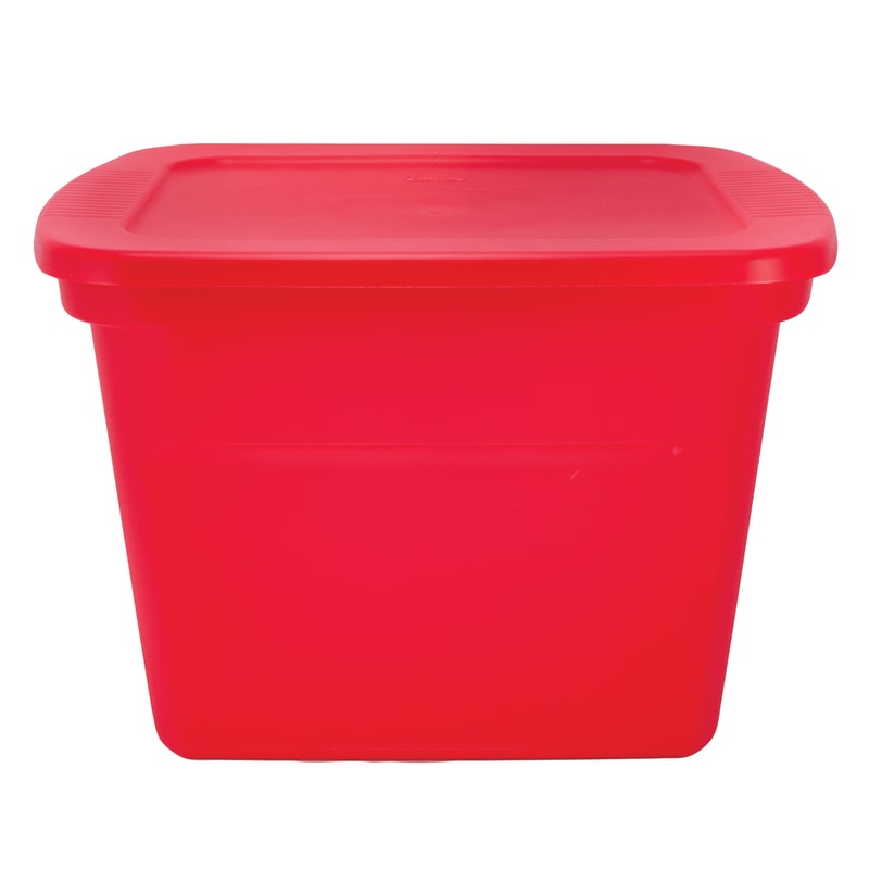 Sterilite 18 Gallon Storage Box - Red Rocket, 18 gal - City Market