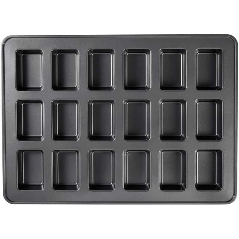 Wilton Perfect Results Mega Mini Loaf Pan 18 Cavity Gray