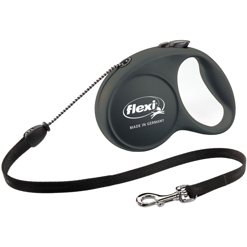 Black Fun Retractable Dog Leash by Flexi at Fleet Farm