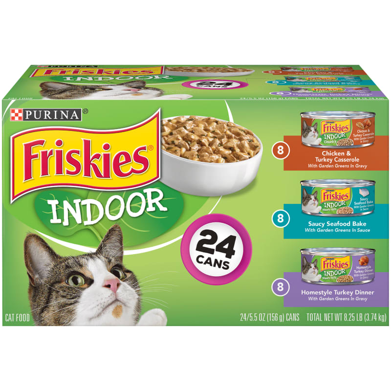 Friskies Adult Indoor Variety Pack Wet Cat Food 24 pk by Purina at Fleet Farm