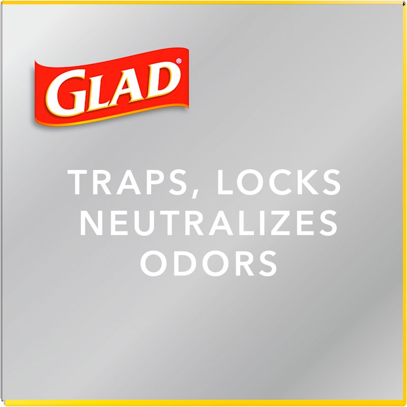 Glad Easy-Tie Regular Garbage Bags, 40 ct