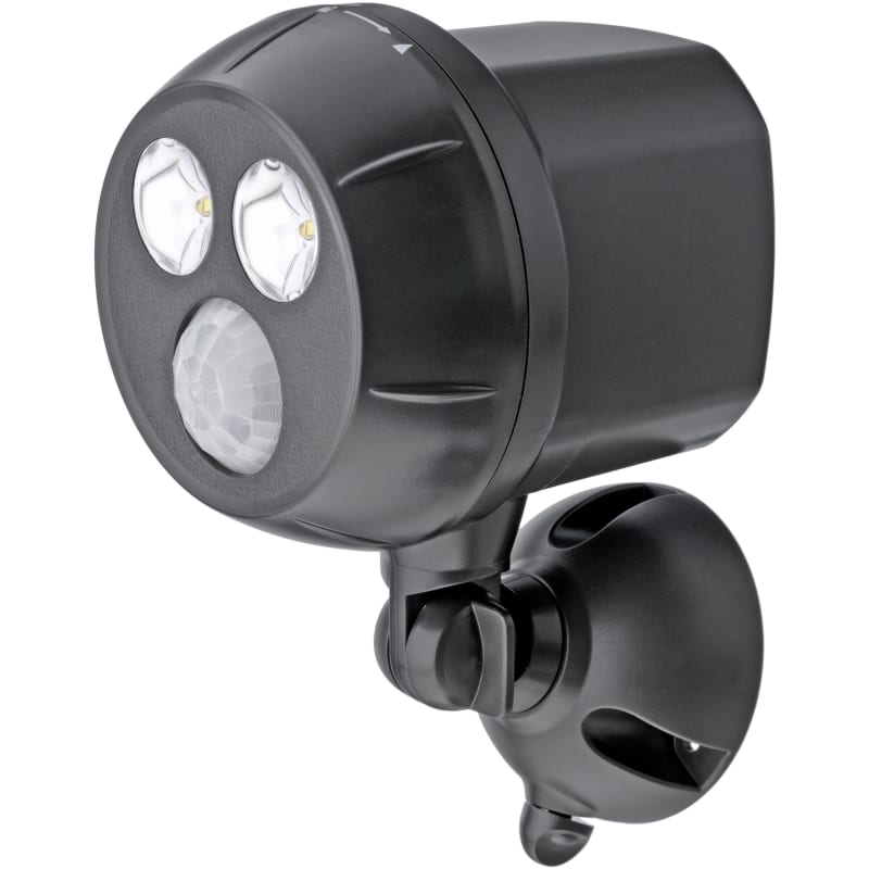 Mr. Beams Motion Sensing Battery Powered LED Dark Brown Spotlight
