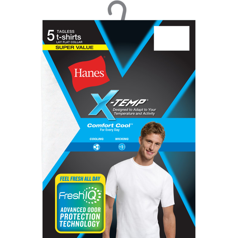 Hanes Men's Ultimate V-neck Tee 4-pack, Men's Undershirts