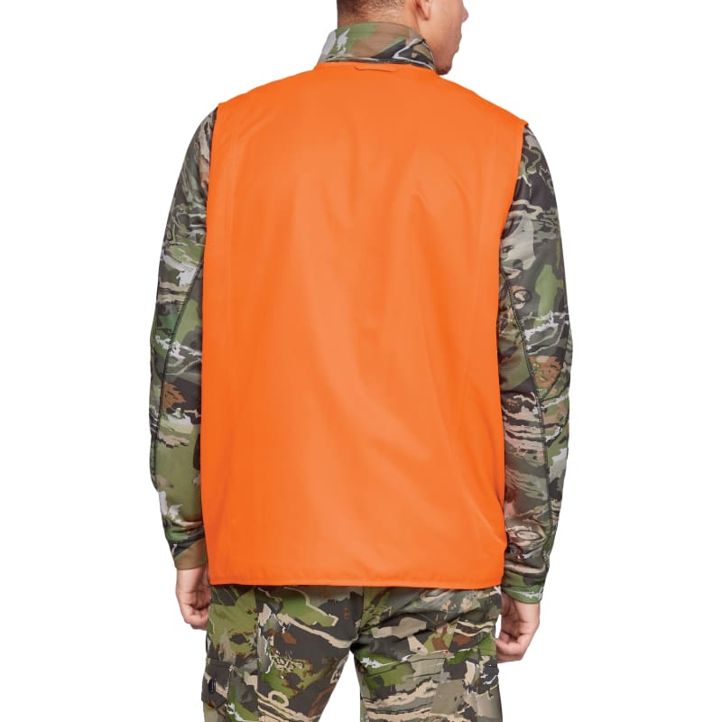 Adult Blaze Orange Full Zip Vest