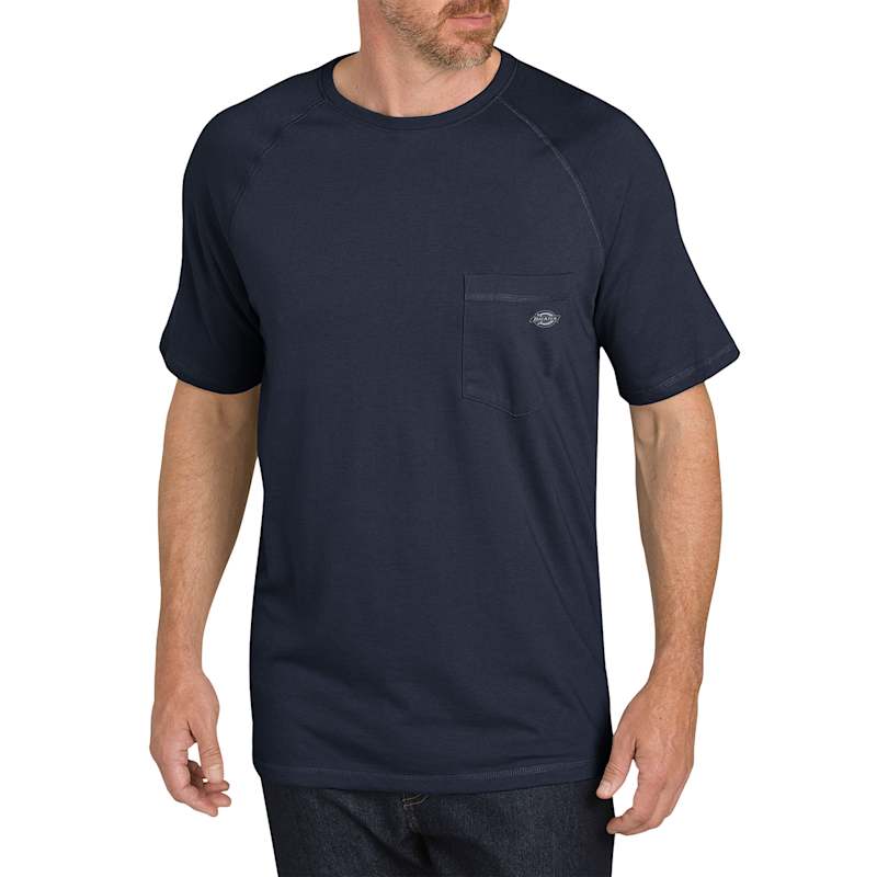 Dickies men's short store sleeve performance cooling tee