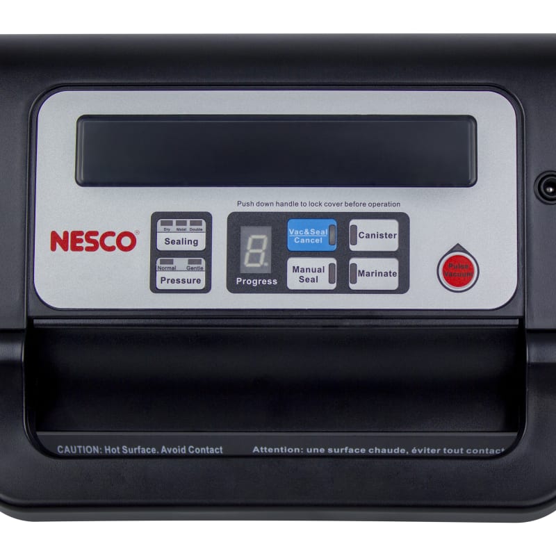 Nesco American Harvest VS-12, 130W Deluxe Vacuum Sealer, Black