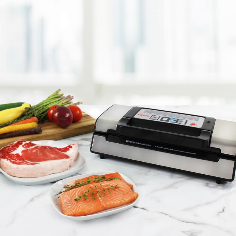 NESCO VS-12 Vacuum Sealer -Overview and DEMO - Is it better than FOODSAVER?  