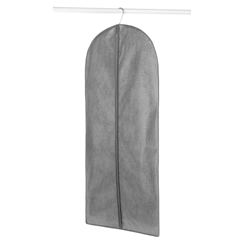 Whitmor Garment Bag Crosshatch Gray