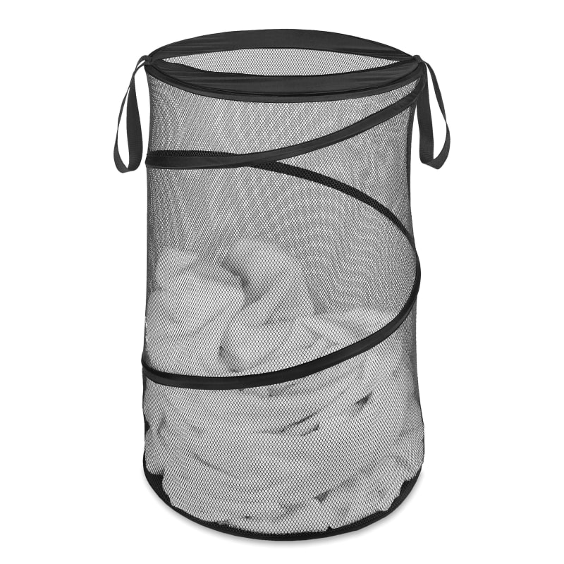  Whitmor 18 Collapsible Laundry Hamper White : Home & Kitchen