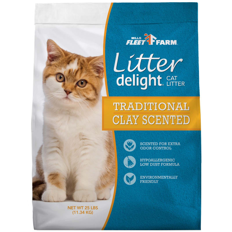 25 lb Scented Traditional Clay Litter by Litter Delight at Fleet Farm