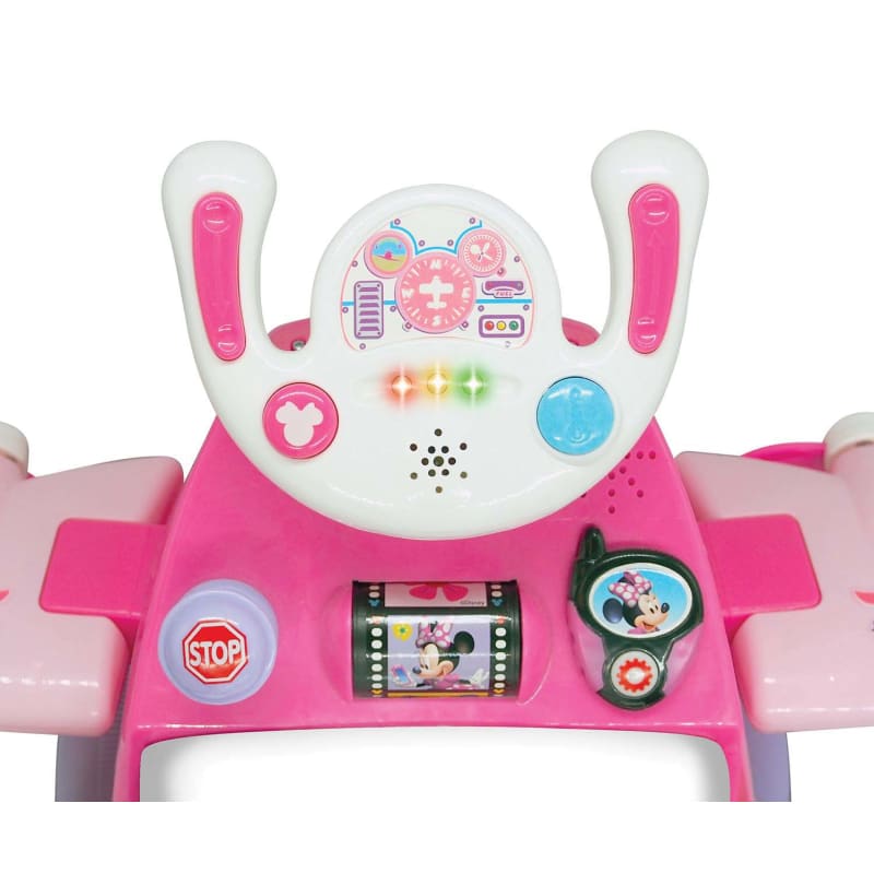 Disney Minnie Mouse Activity Ride On Plane - Multi