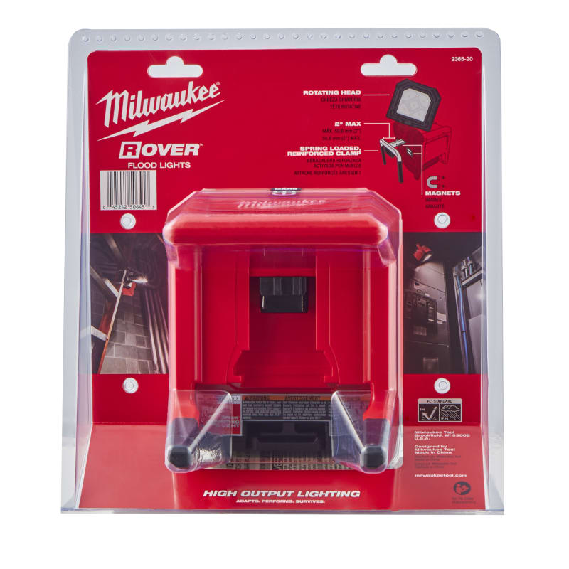 Milwaukee m18 rover shop mounting flood light