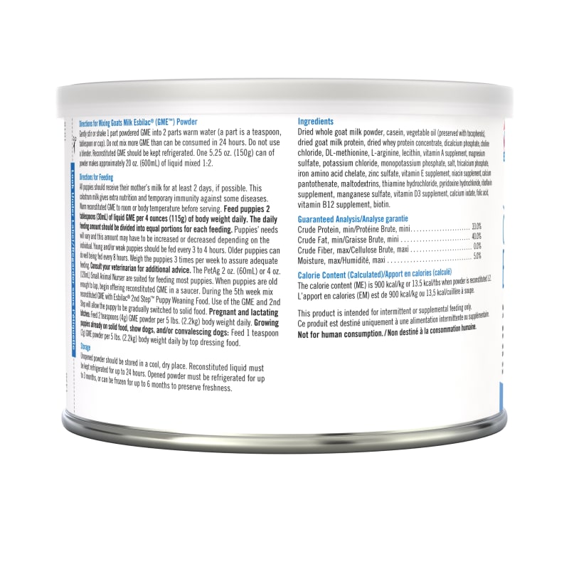 Goat's milk esbilac powder for puppies sales