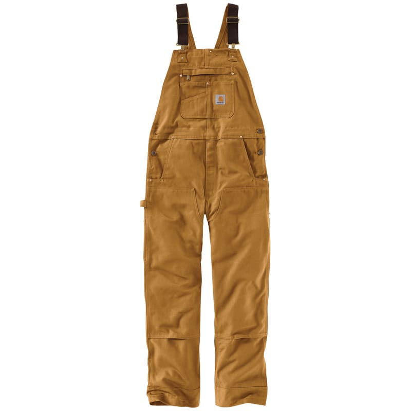 Men's Brown Duck Bib Overalls by Carhartt at Fleet Farm