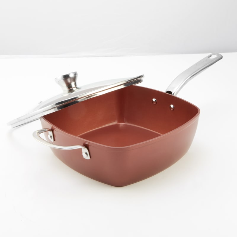 Endura 10.5 In. Copper Square Pan by T-fal at Fleet Farm