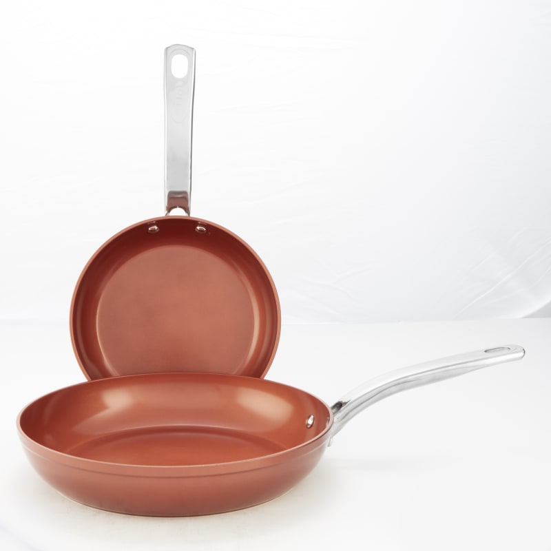 T-Fal Endura Copper Ceramic 2-Piece Fry Pan Set