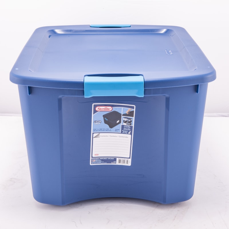 Sterilite 18-Gal. Latch and Carry Storage Tote