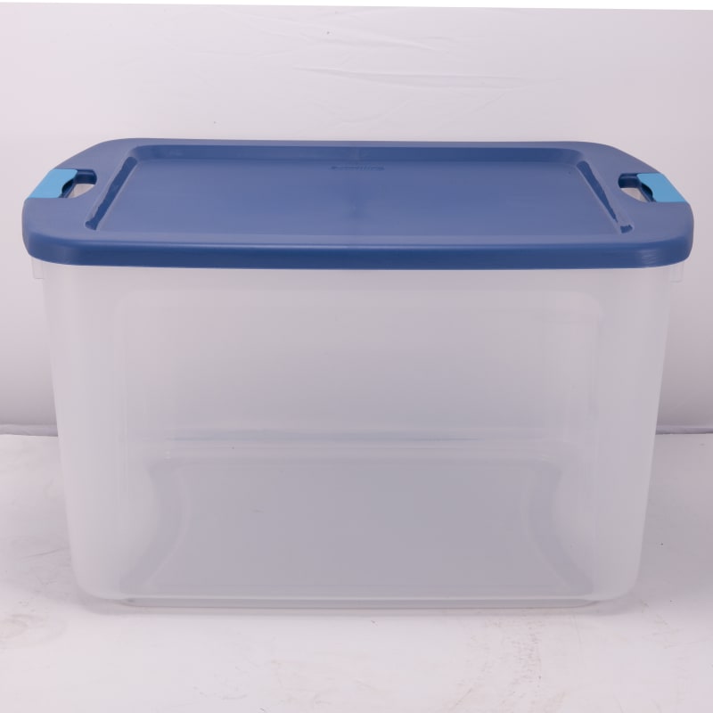 Sterilite 18 Gallon Latch & Carry Tote, Clear