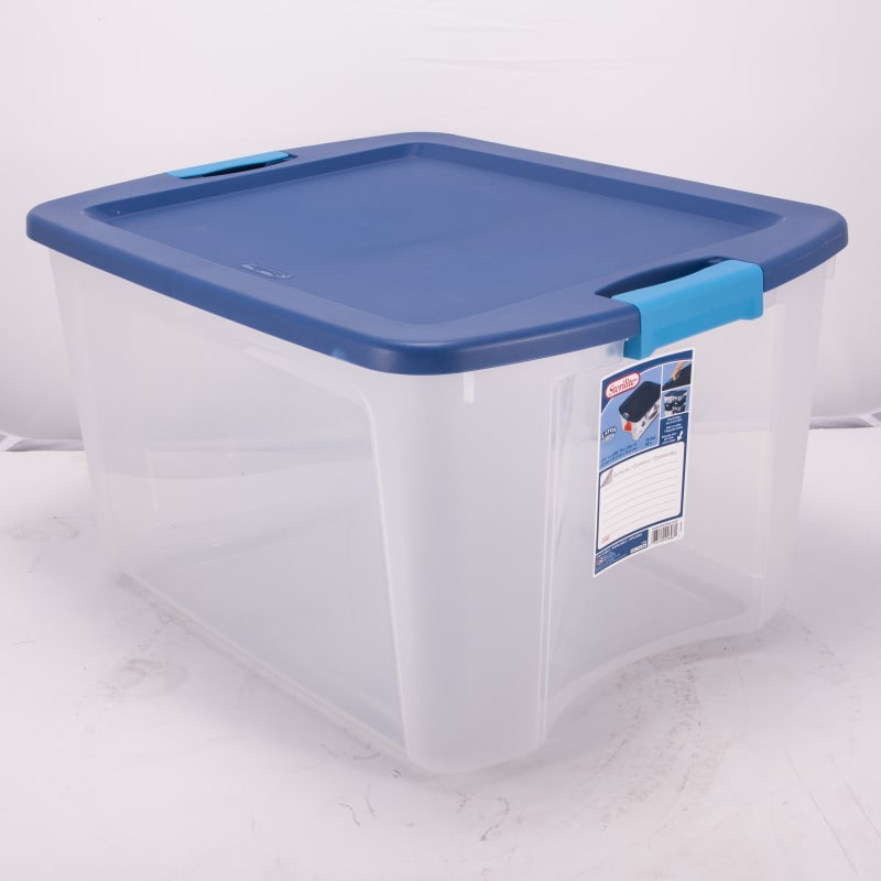 Sterilite 18 Gallon Tote Marine Blue