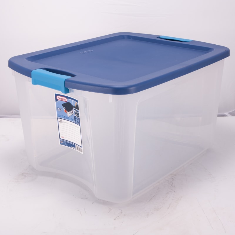 Sterilite 18 Gallon Tote Marine Blue