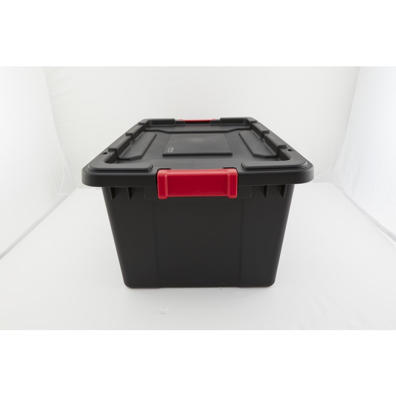 Sterilite 1464 - 15 Gal. Industrial Tote Black 14649006