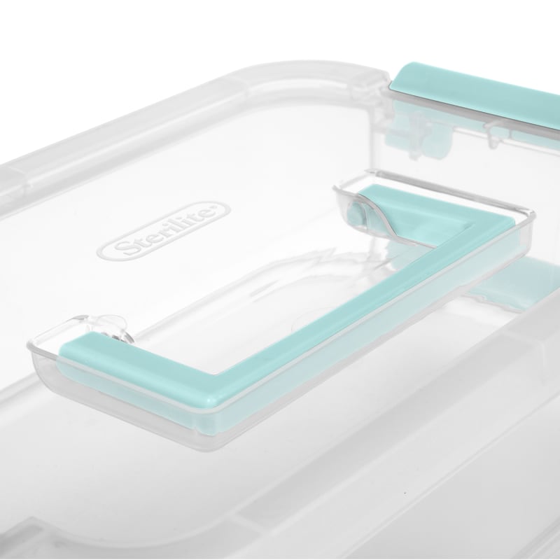 Clear Stack & Carry 3-Layer Handle Box & Tray by Sterilite at