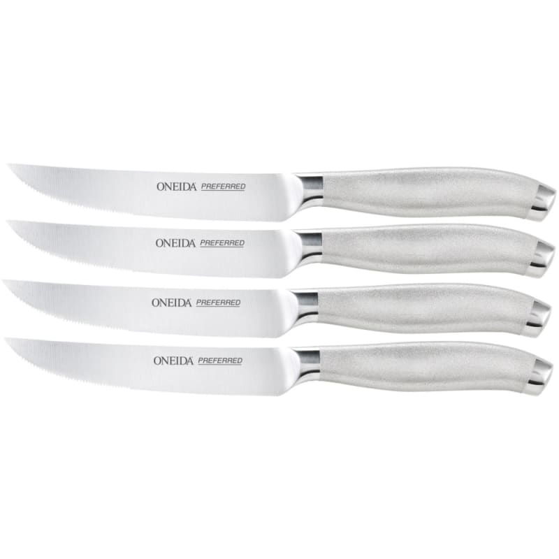 Oneida 4 piece stainless steel steak knife set