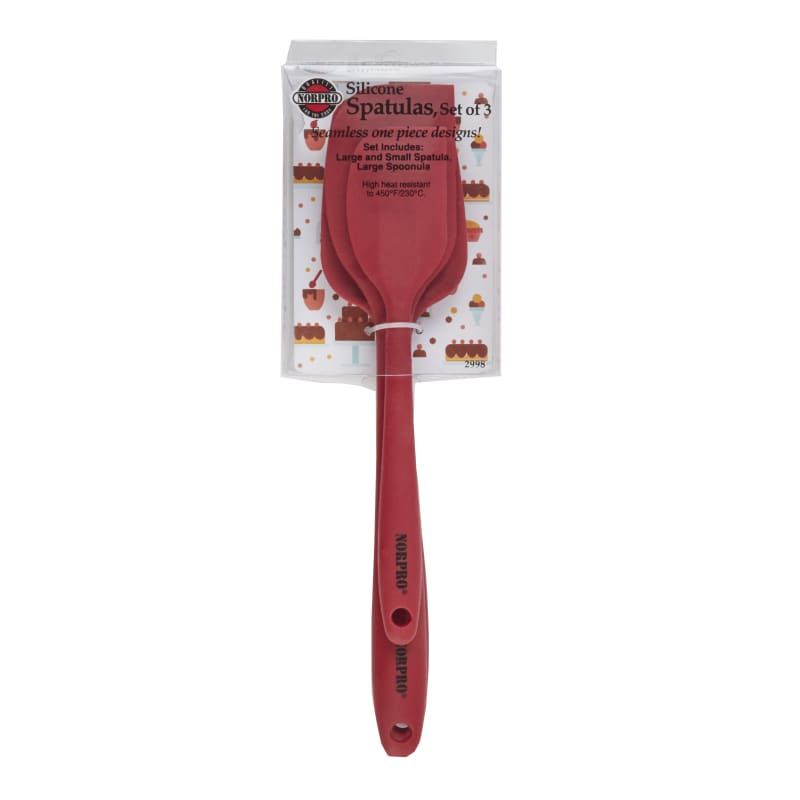 Norpro Silicone Large Scoop Spatula, Red, One Size, As Shown