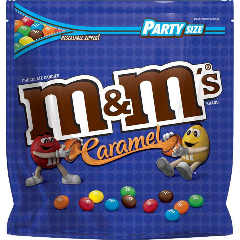 M&M's ~ Caramel ~ m and m ~ Candy ~ 17.24oz Family Size Bag