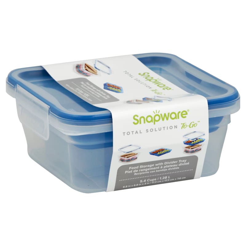 Snapware Total Solutions 1-Cup Glass Square Storage Container (3-Pack)