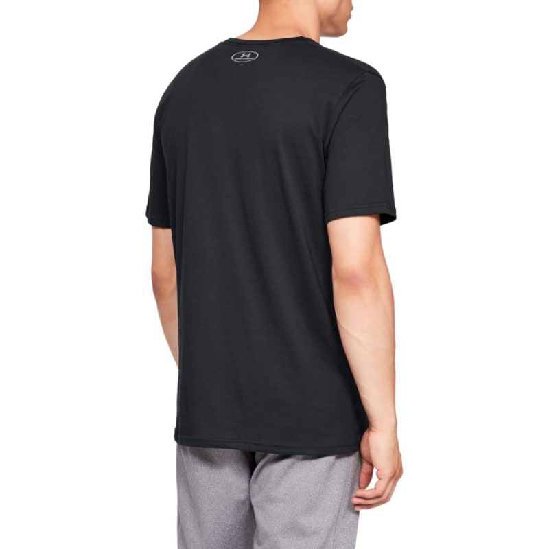 Men\'s Sportstyle Black Left Chest Fleet T-Shirt Under Sleeve Farm Armour by Logo Short at