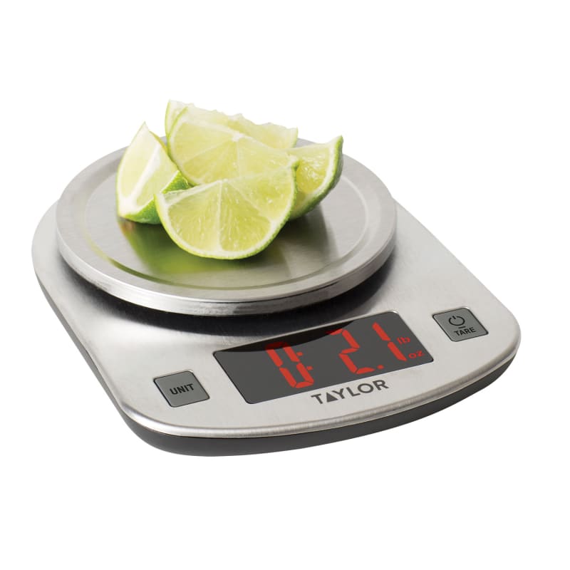 Taylor Brushed Stainless Steel Digital Bathroom Scale