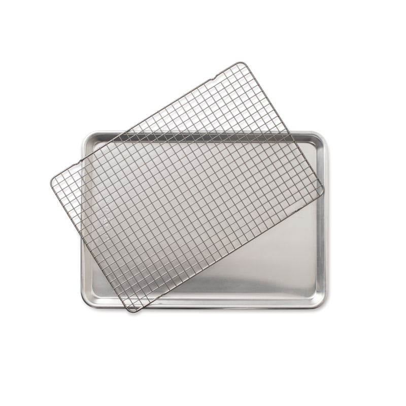 Nordic Ware 2 Piece Half Sheet with Oven-Safe Grid