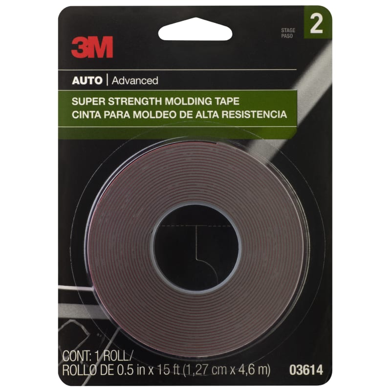 3M Double-Sided Adhesive Tape, Extra Strong Adhesive, Car Mirror