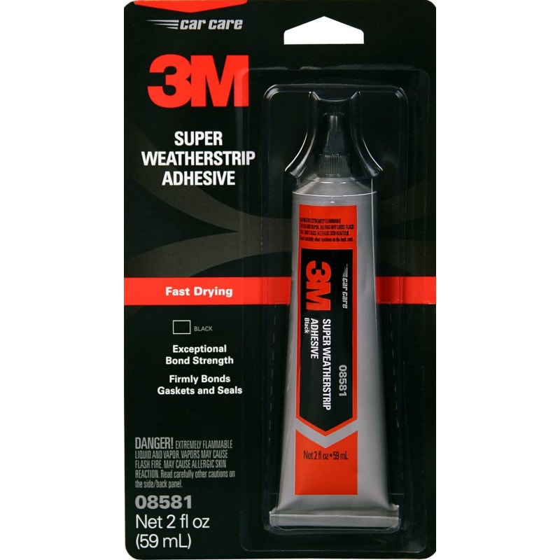 3M Black Super Weatherstrip and Trim Adhesive, Sealants / Adhesives /  Lubricants Product