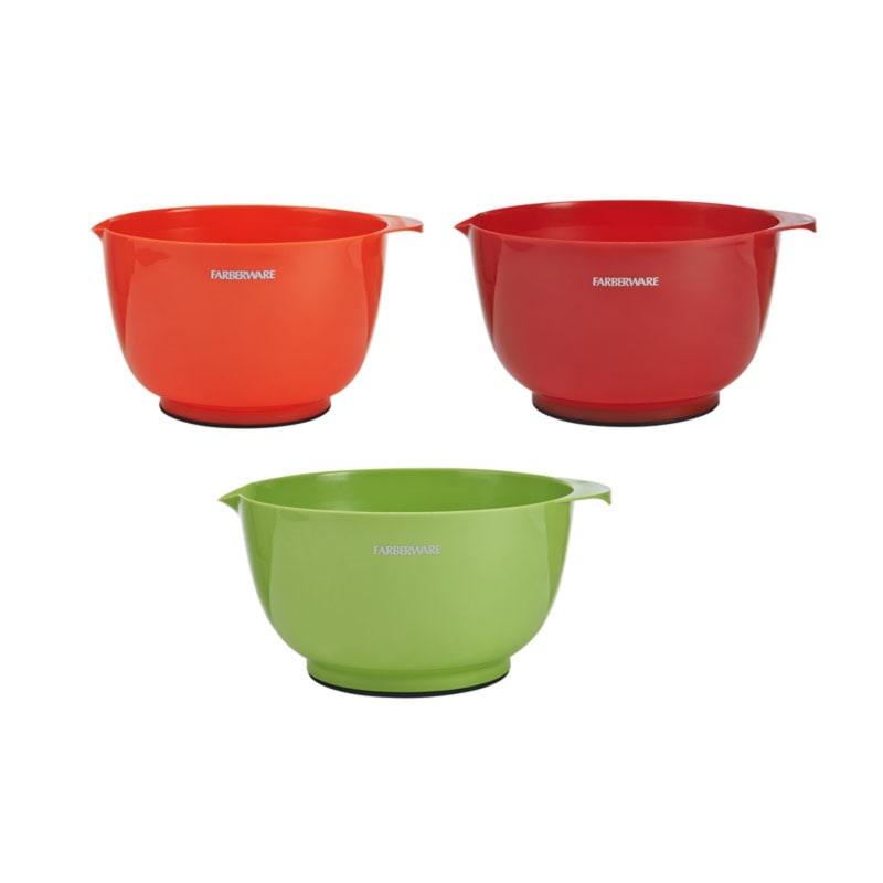 Professional Set of 3 Mixing Bowls - Assorted by Farberware at Fleet Farm