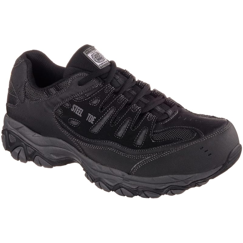 Skechers memory foam steel toe shoes online