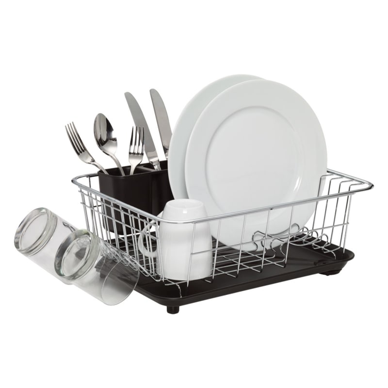 Black Classic Compact Dish Rack by Farberware at Fleet Farm