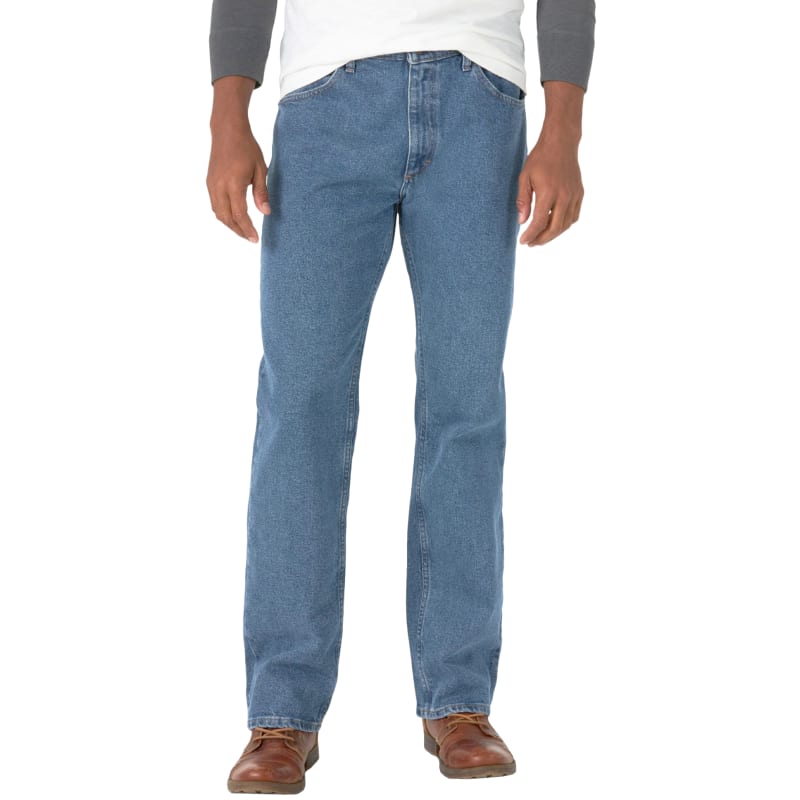 Men's Light Stone Relaxed Fit Performance Jeans by Wrangler Rugged Wear at  Fleet Farm