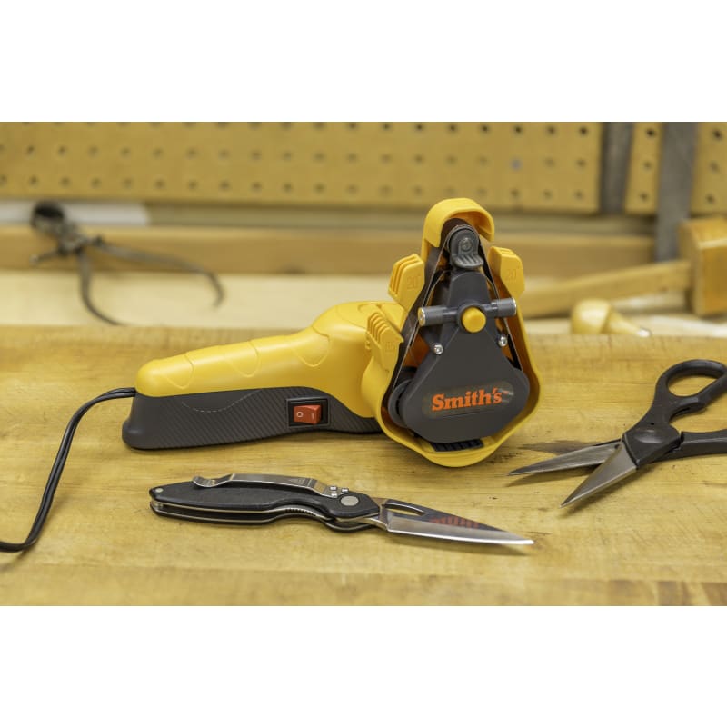 Smith's Handheld Fixed Angle Knife & Scissor Sharpener 