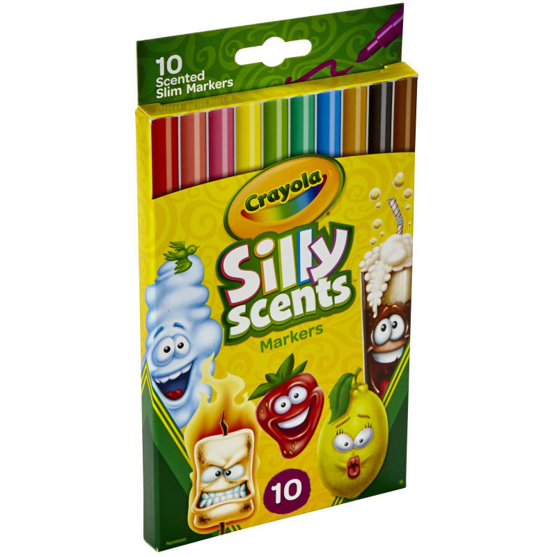 Crayola Silly Scents Slim Scented Washable Markers