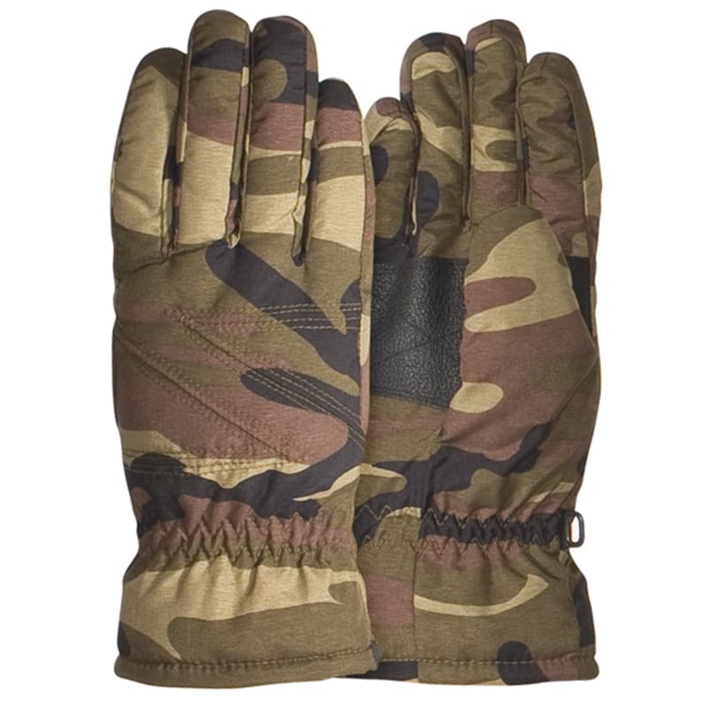 Huntworth Kids Camo Ski Gloves in Camouflage Size Small by Fleet Farm
