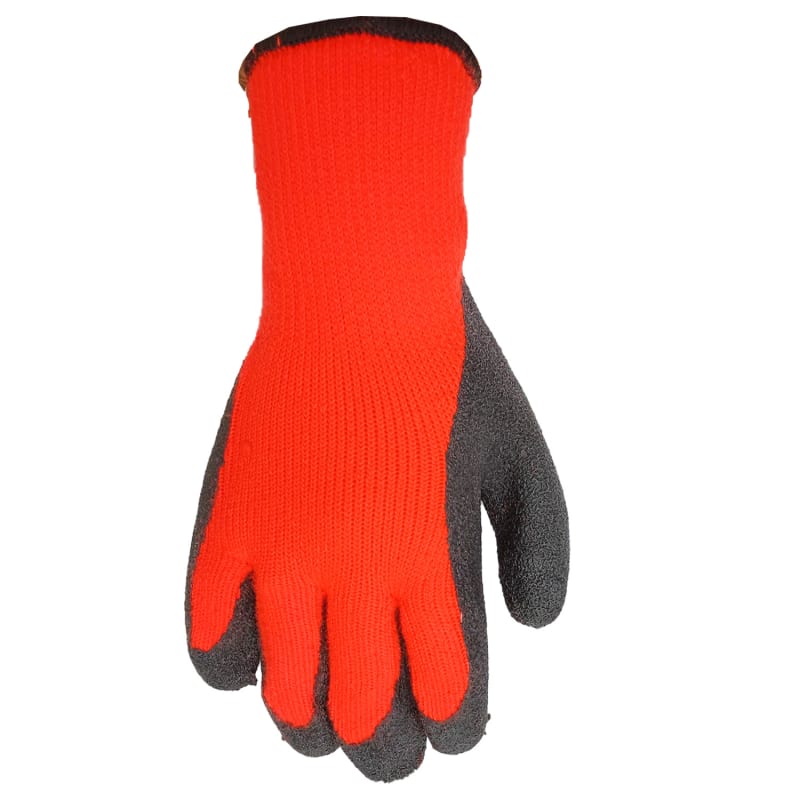 Men's Orange Hi-Vis MAX Grip Gripping Gloves by Midwest Quality