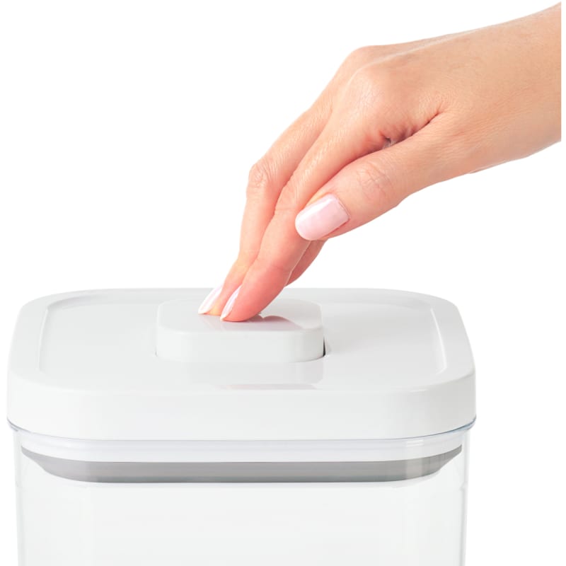 OXO POP 5pc Plastic Airtight Food Storage Container Set White