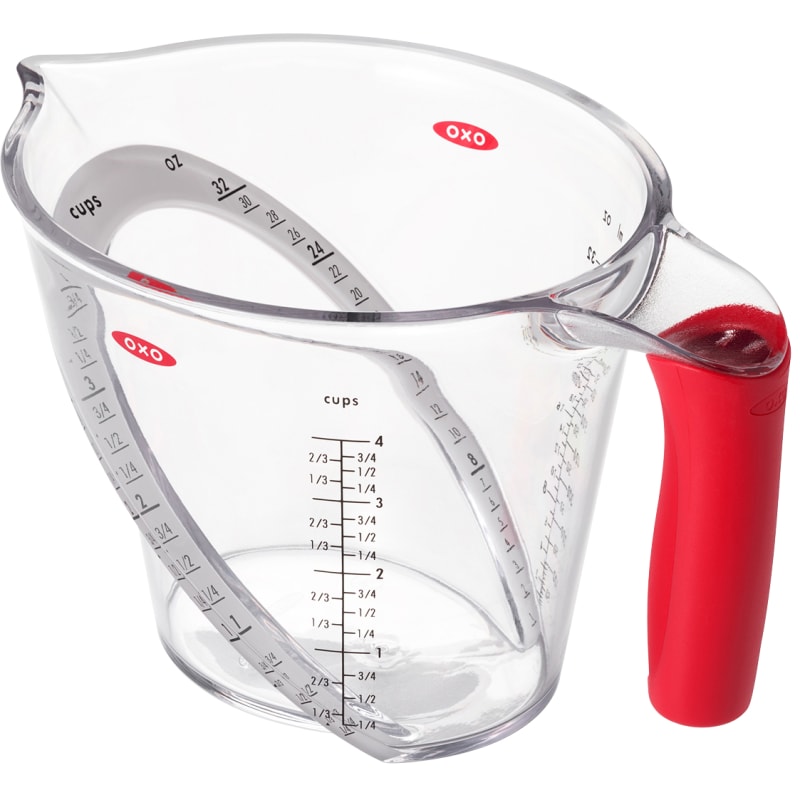 4 Cup Red Handle Angled Measuring Cup by SoftWorks at Fleet Farm