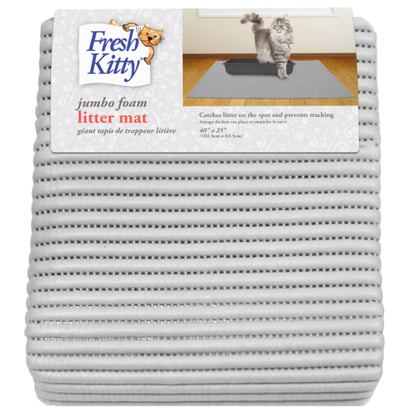 Fresh kitty jumbo foam litter mat online