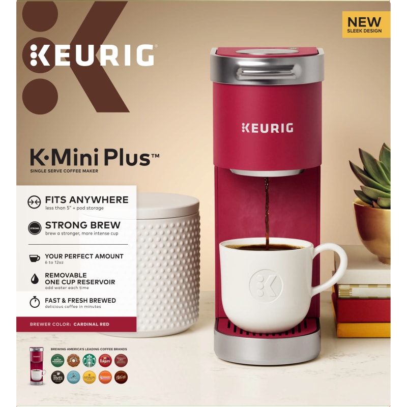 Single Serve Coffee Maker KCUP Pod Coffee Brewer Red