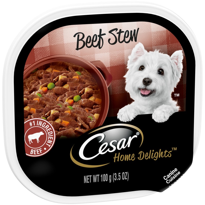 Cesar Home Delights Beef Stew Dog Food 3.5 oz