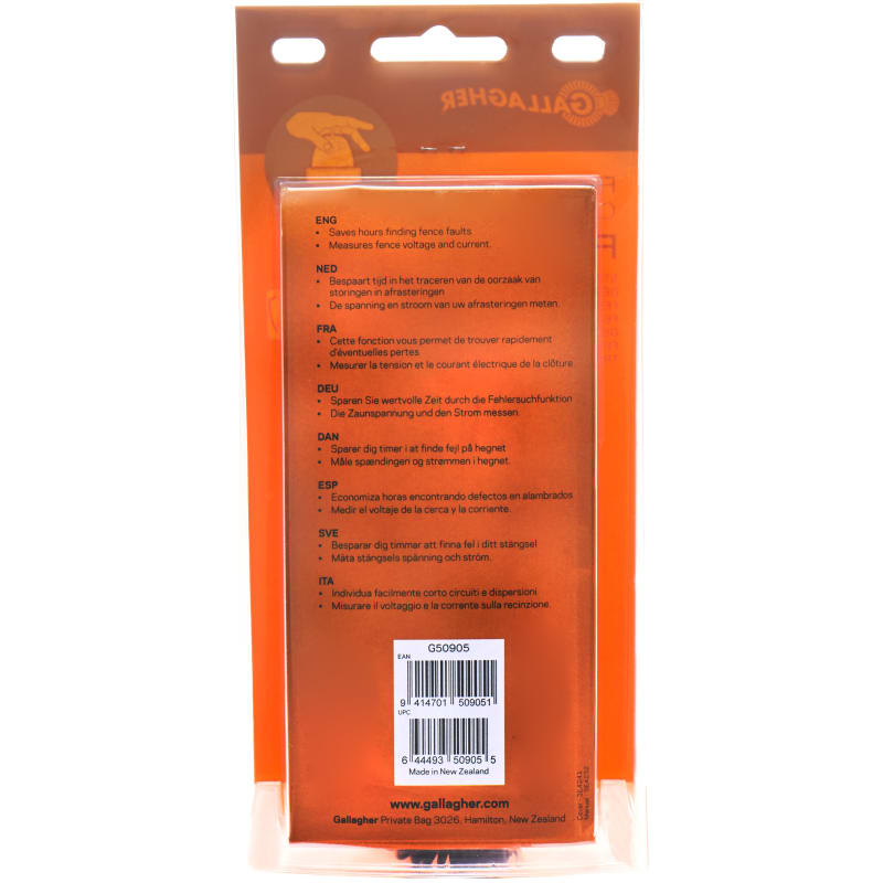  Customer reviews: Gallagher Fault Finder, Identify &  Locate Electric Fence Faults, Tough Pocket Size Digital Reader with  Extendable Voltage Probe